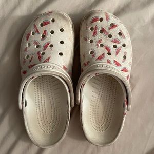 Watermelon crocs